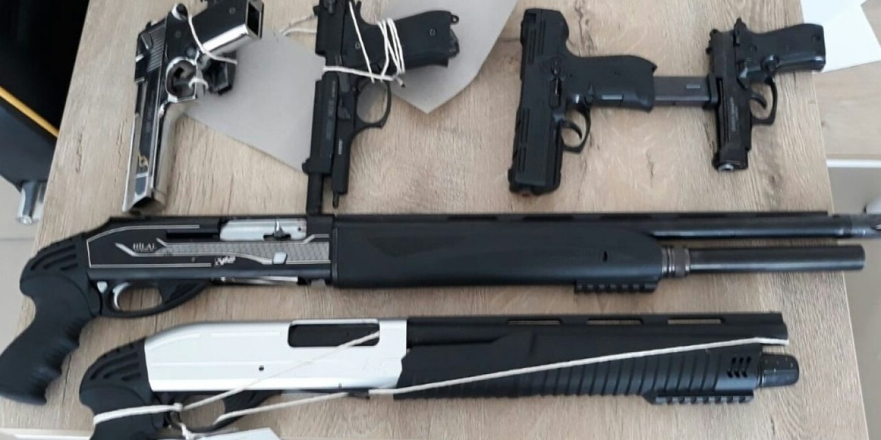 Kahramanmaraş'ta 24 kişiden 21 silah ele geçirildi
