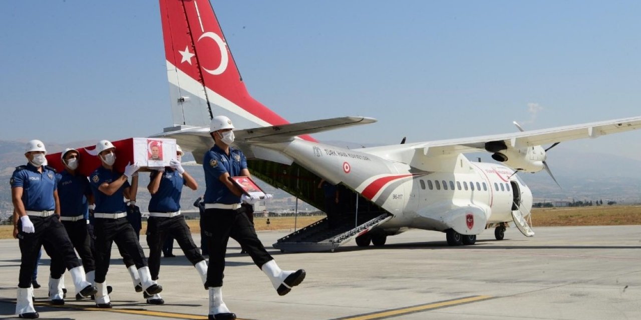 Zırhlı araç devrilmişti, Şehit polis Osman Gül’ün cenazesi geldi