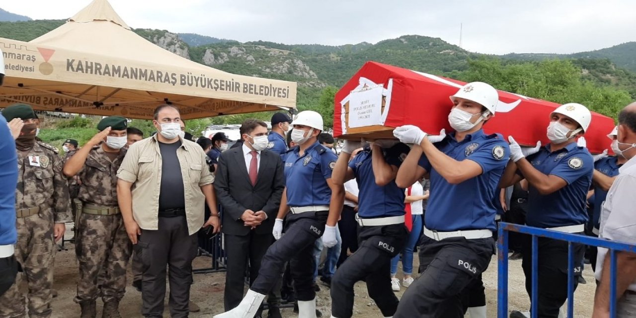 Şehit polis Osman Gül Andırın’da toprağa verildi