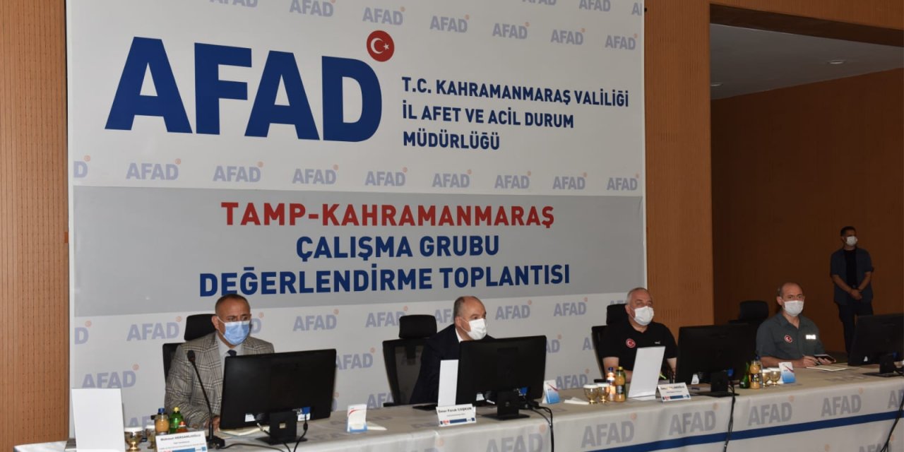 TAMP AFET SENARYO TOPLANTISI YAPILDI