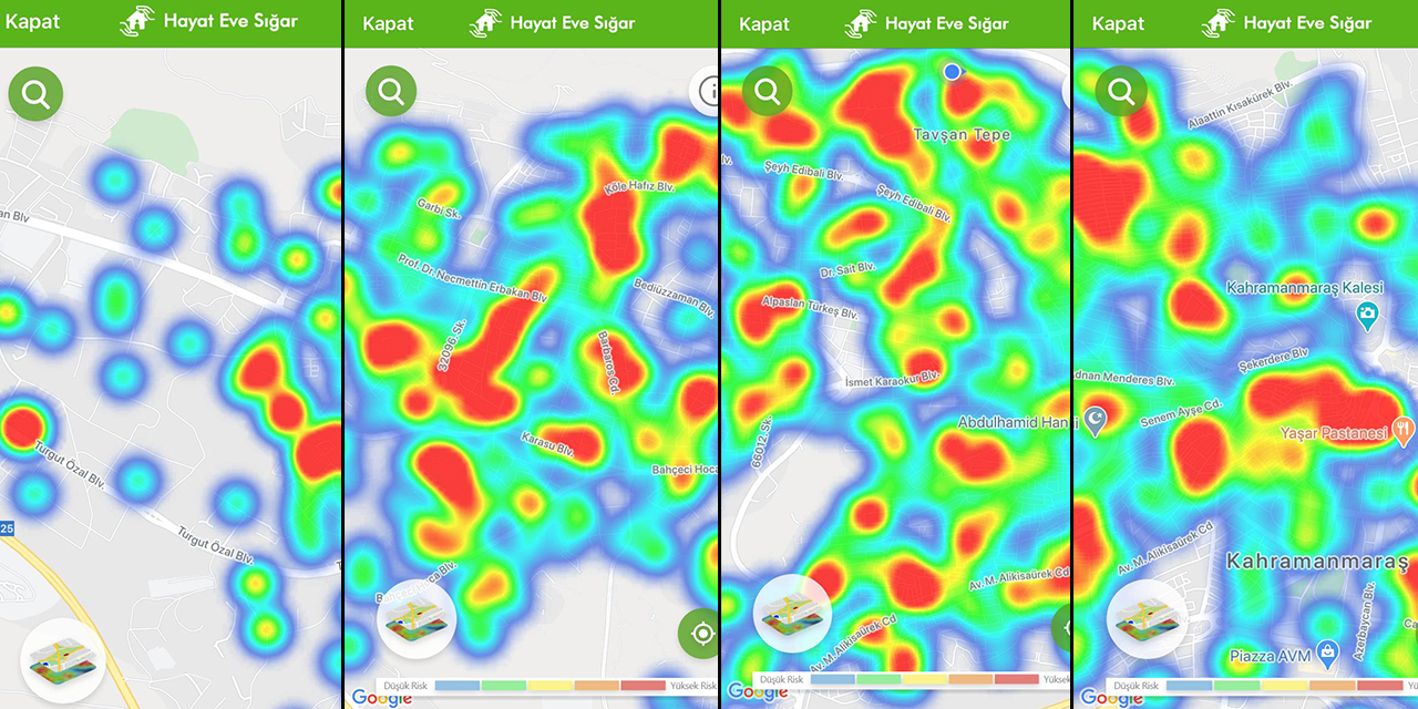 Koronavirüs Kahramanmaraş'ın da dört bir yanını kuşattı