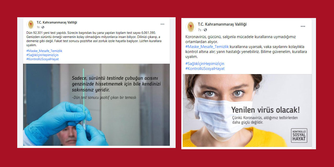 Kahramanmaraş Valiliği uyarıyor: Coronavirüs’ten korunmak elimizde