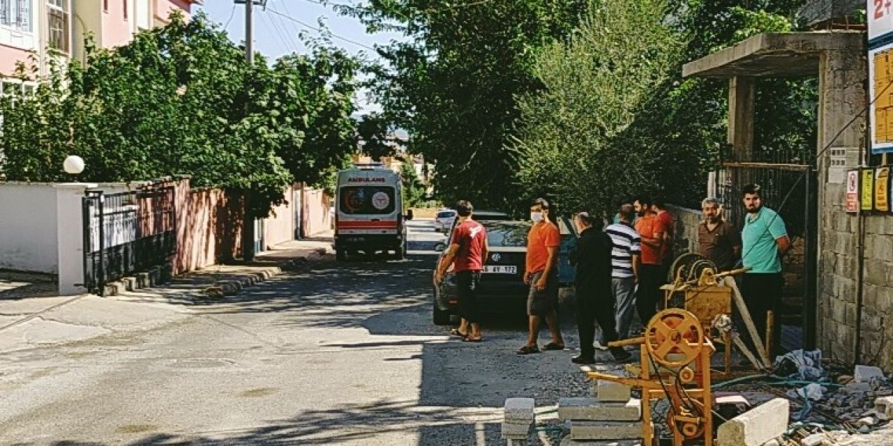 Kahramanmaraş'ta İnşaattan düşen işçi yaşamını yitirdi