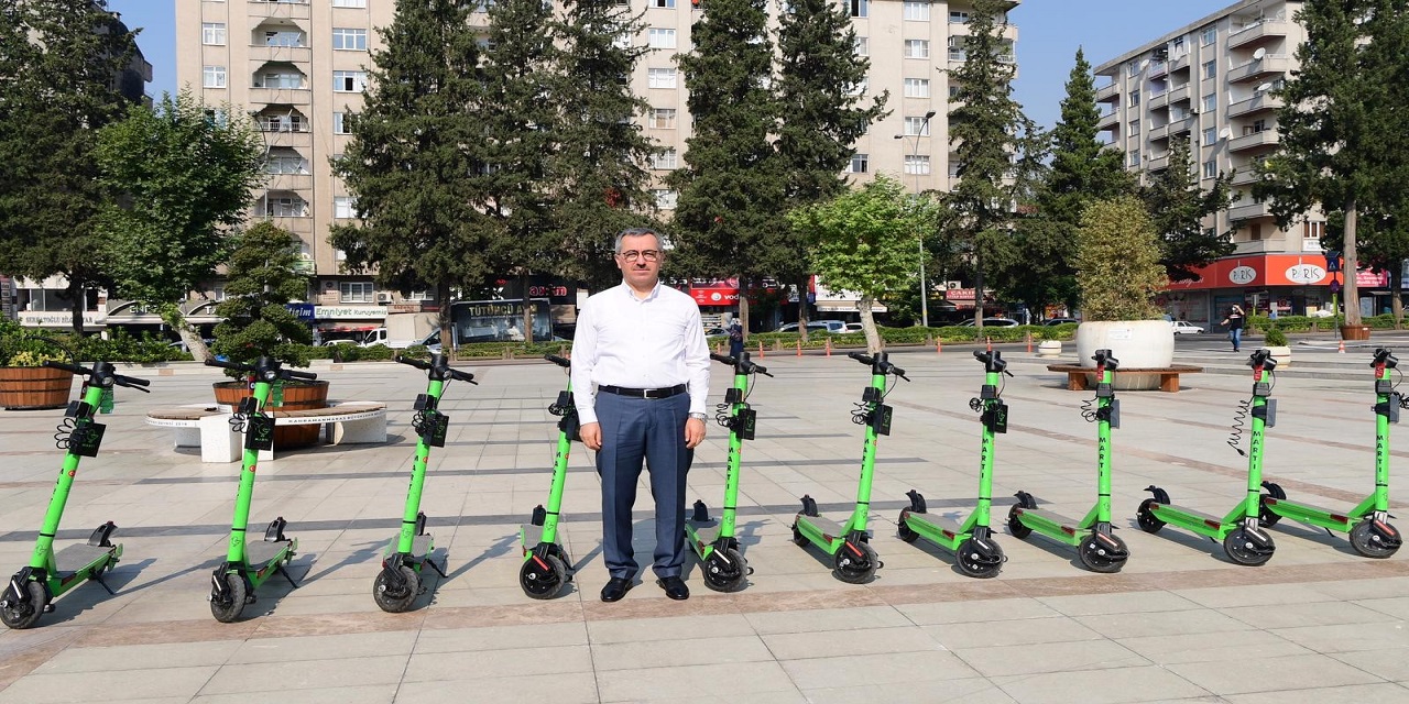 Kahramanmaraş’ta scooterlı ulaşım dönemi