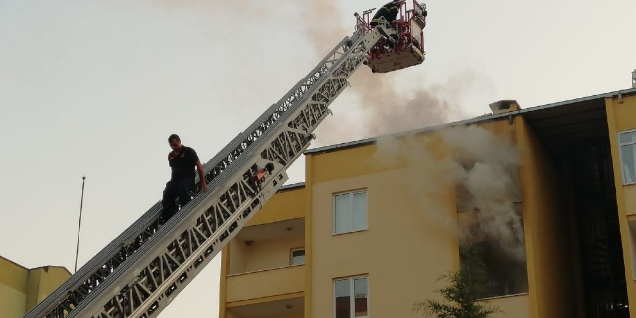 Kahramanmaraş’ta ev yangını korkuttu