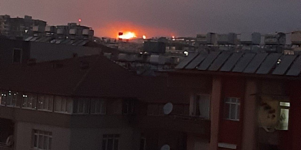 Antakya merkezde yangın çıktı