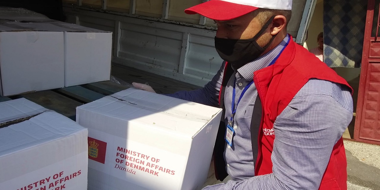 Kahramanmaraş’ta gıda kolileri ihtiyaç sahiplerine ulaştı