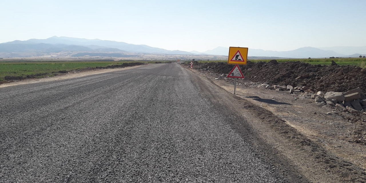Önsen Yolu’nda trafik levha çalışmaları başladı