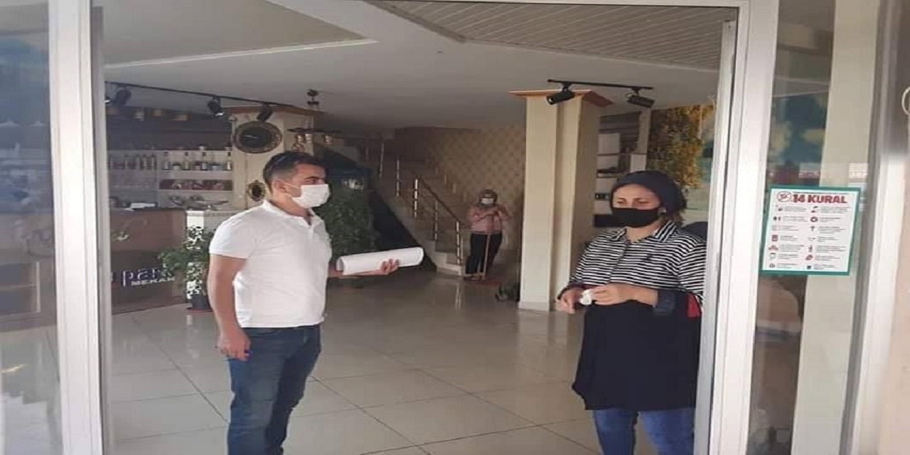 Türkoğlu'nda Covid-19 denetimi yapıldı