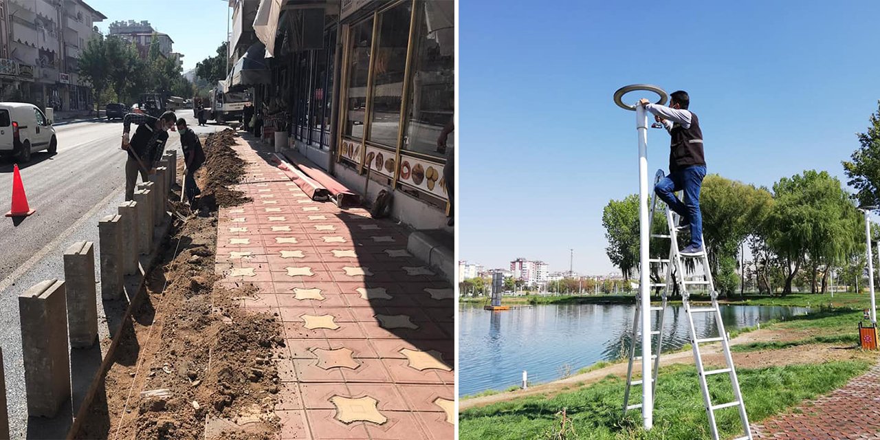 Elbistan Belediyesi çalışmalarına devam ediyor