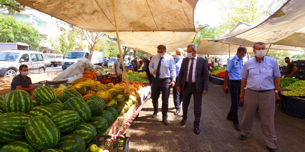 Kahramanmaraş’ın Dulkadiroğlu ilçesinde Covid-19 denetimi yapıldı