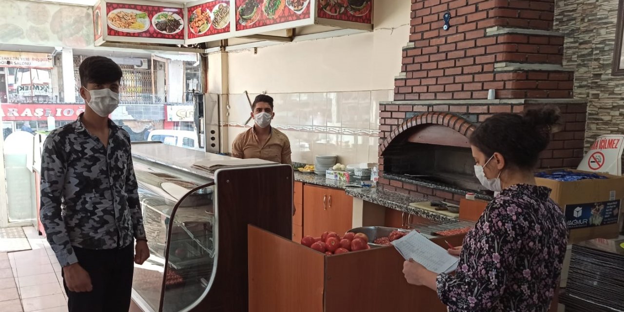 Afşin’de Covid-19 denetimleri gerçekleştirildi