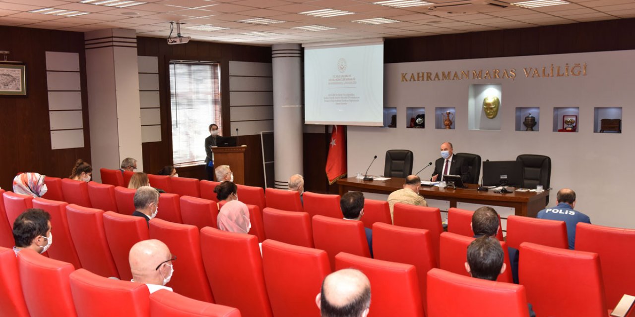 Kahramanmaraş’ta Kadına Yönelik Şiddetle Mücadele Komisyonu’nun çalışmaları değerlendirildi