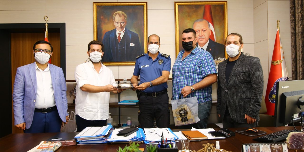 Başkan Büyükdereli'den Müdür Cebeloğlu'na ziyaret