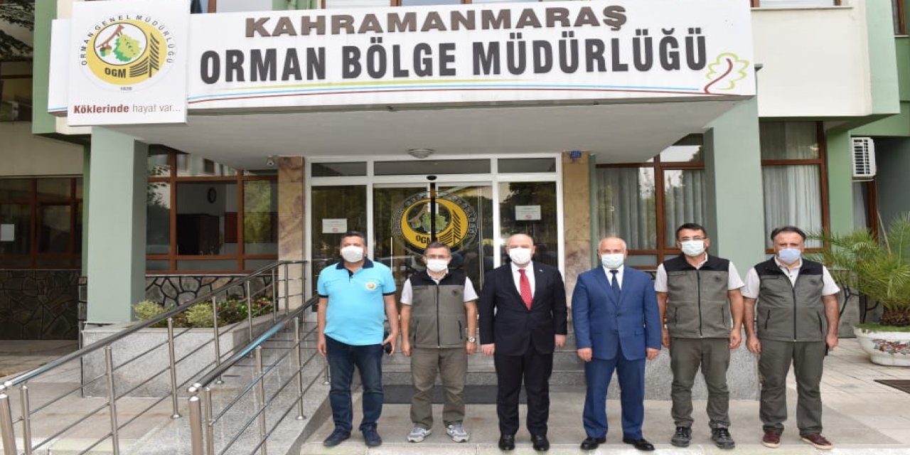 Kahramanmaraş Valisi Coşkun OBM’yi ziyaret etti