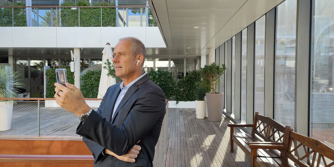 Genç yetenekler efsane tenisçi Guy Forget ile buluştu