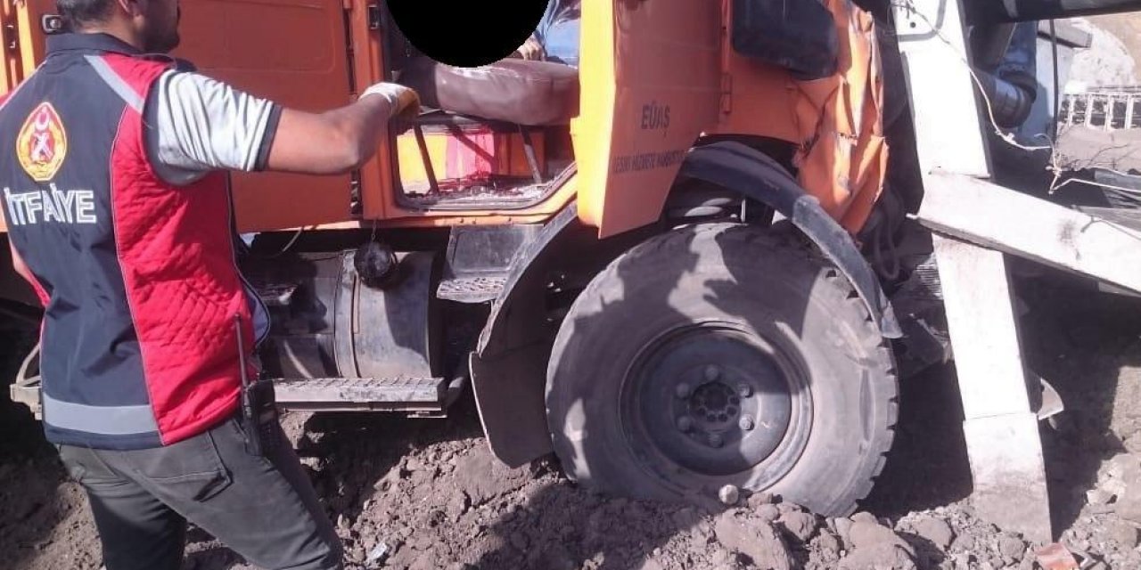 Santralde kaza 1 ölü 1 yaralı 