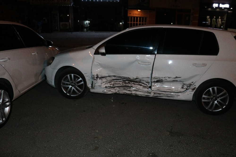 Trafik kazasında 5 araçta maddi hasar, 1 yaralı