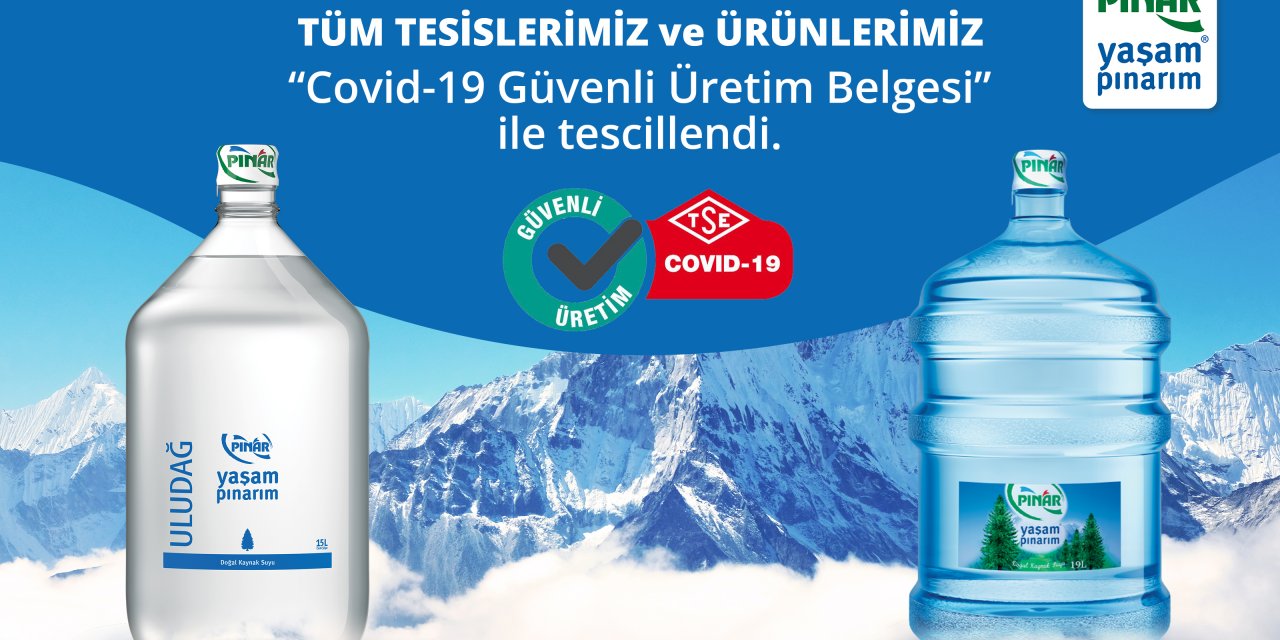 Pınar Su ve İçecek, TSE “Covid-19 Güvenli Üretim Belgesi”ni aldı