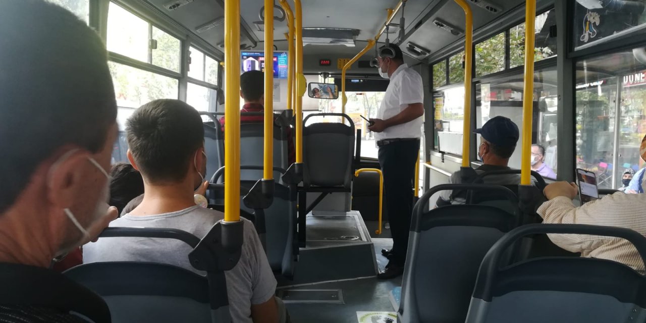 Kahramanmaraş’ta toplu taşımalar denetlendi