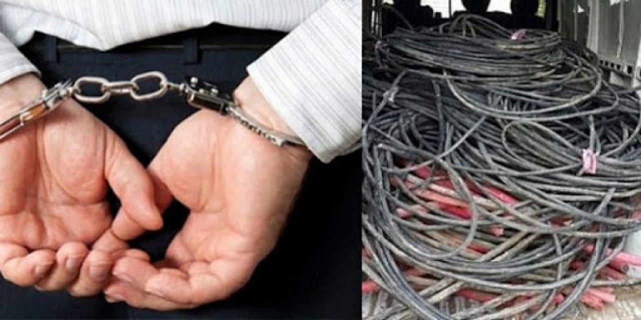 Kahramanmaraş'ta kablo hırsızlığı iddiasıyla 3 zanlı tutuklandı