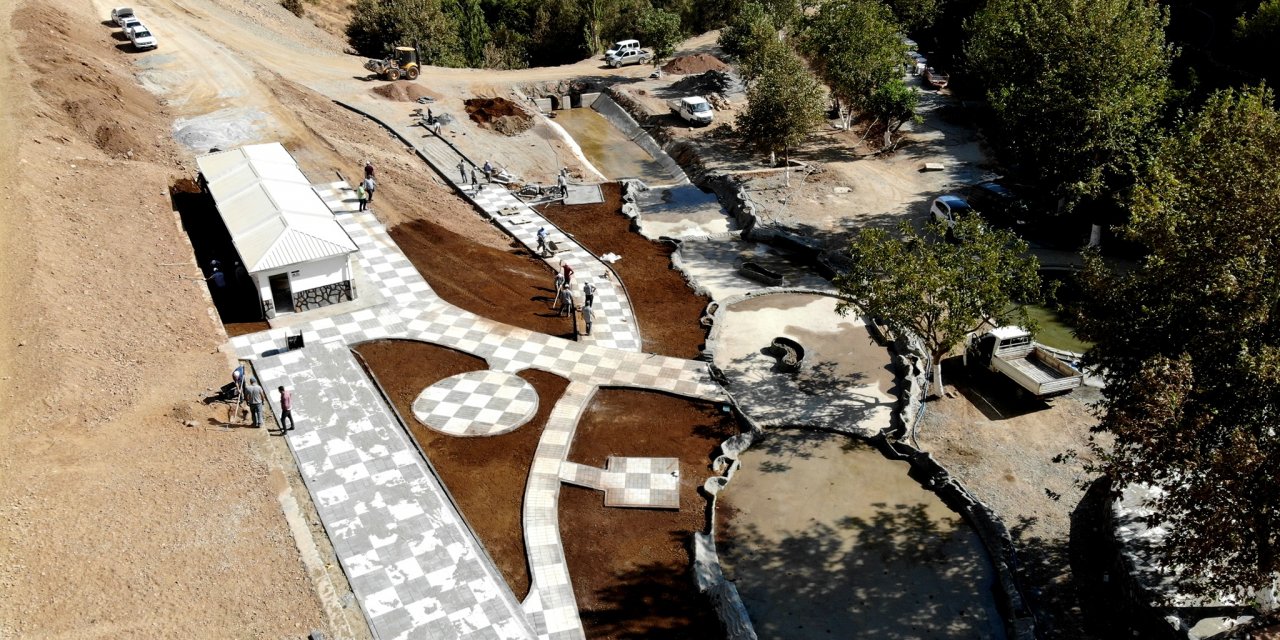 Türkoğlu’ndaki ‘Su Parkı’ inşaatında sona gelindi