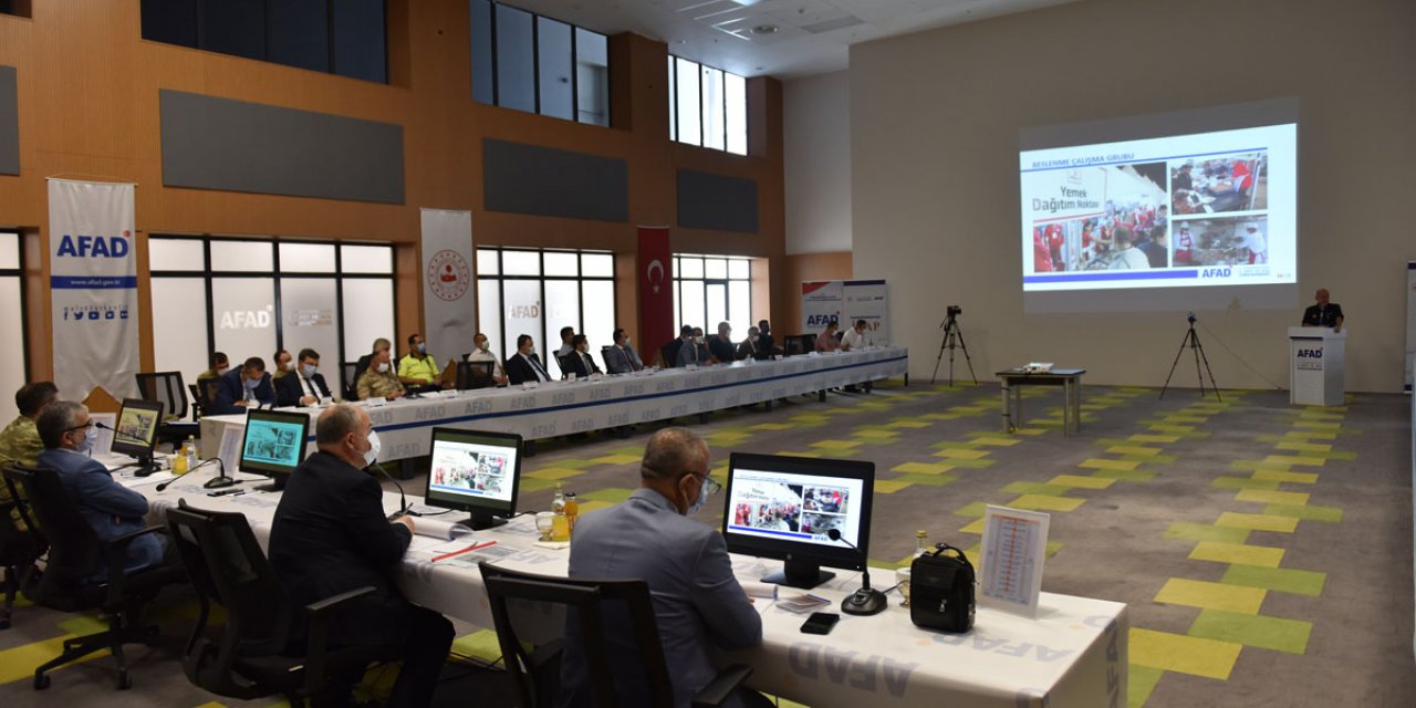 Kahramanmaraş’ta Sel/Su Baskını Masabaşı Tatbikatı düzenlendi