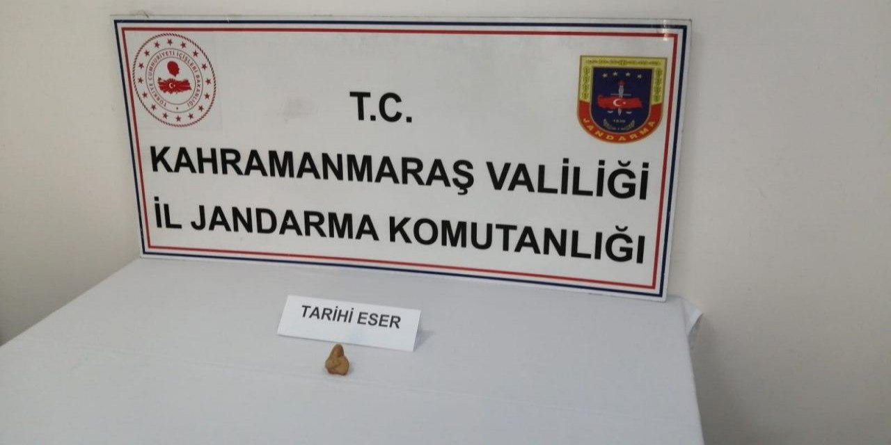 Kahramanmaraş’ta tarihi eser operasyonu