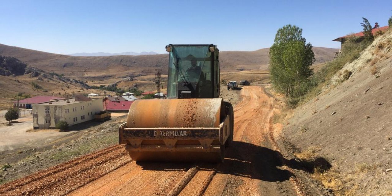 Afşin'deki Alıçlı Yolu yenileniyor