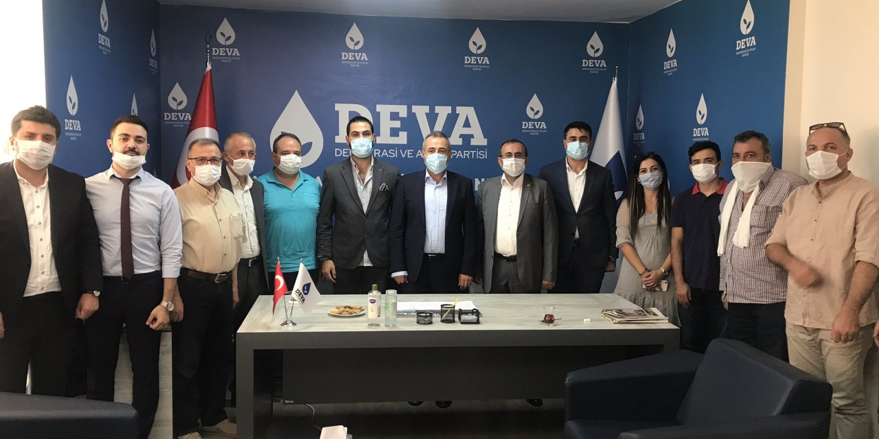 CHP Onikişubat ilçe başkanından Deva Partisi’ne hayırlı olsun ziyareti