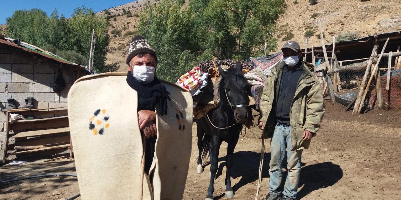 Kahramanmaraş'ta konargöçerlerin köye inişleri başladı