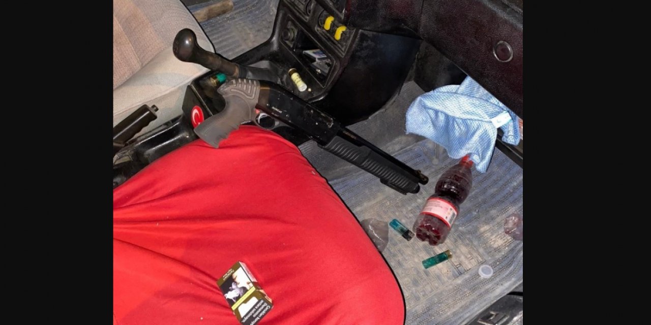 Kahramanmaraş'ta havaya ateş açan tüfekli maganda yakaladı