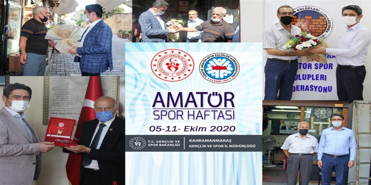 Kahramanmaraş’ta spor emektarları ziyaret edildi