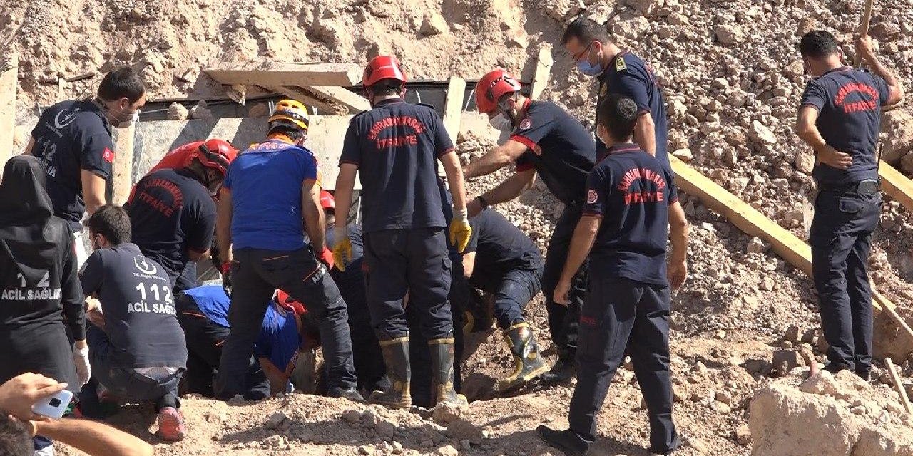 Kahramanmaraş’ta inşaat alanında göçük: 2 ölü