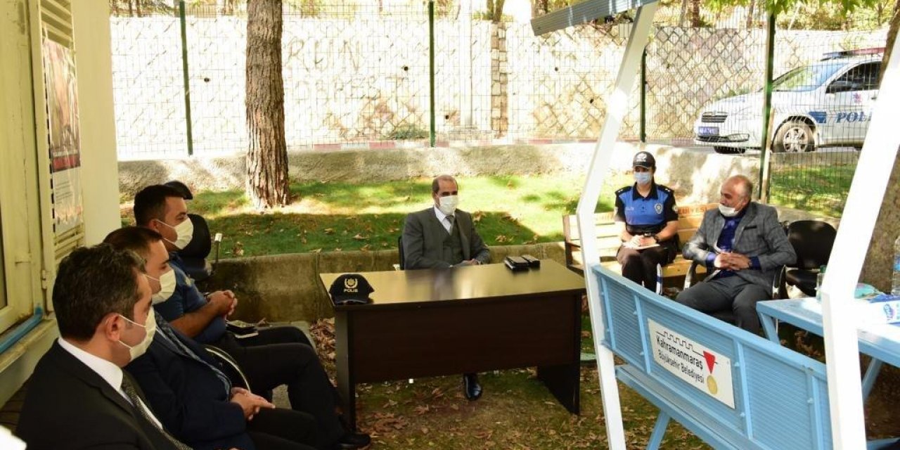 Kahramanmaraş Emniyet Müdürü Cebeloğlu muhtarları ziyaret etti