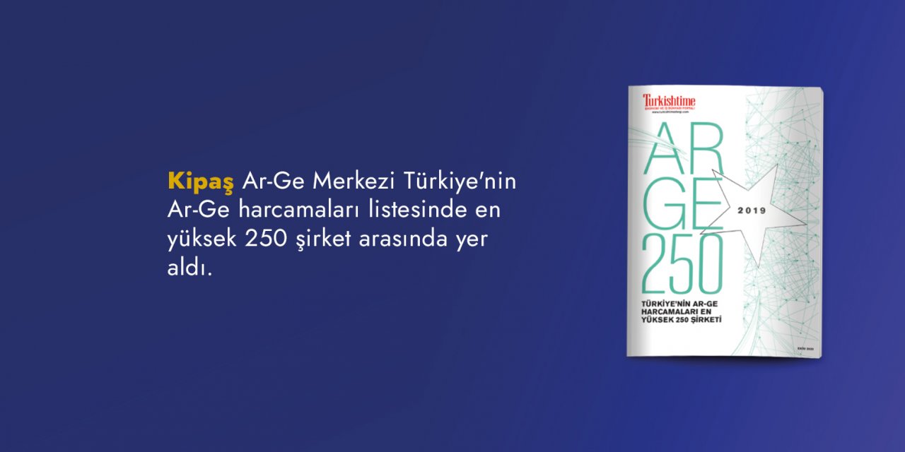 KİPAŞ Holding AR-GE merkezi başarılarını sürdürüyor