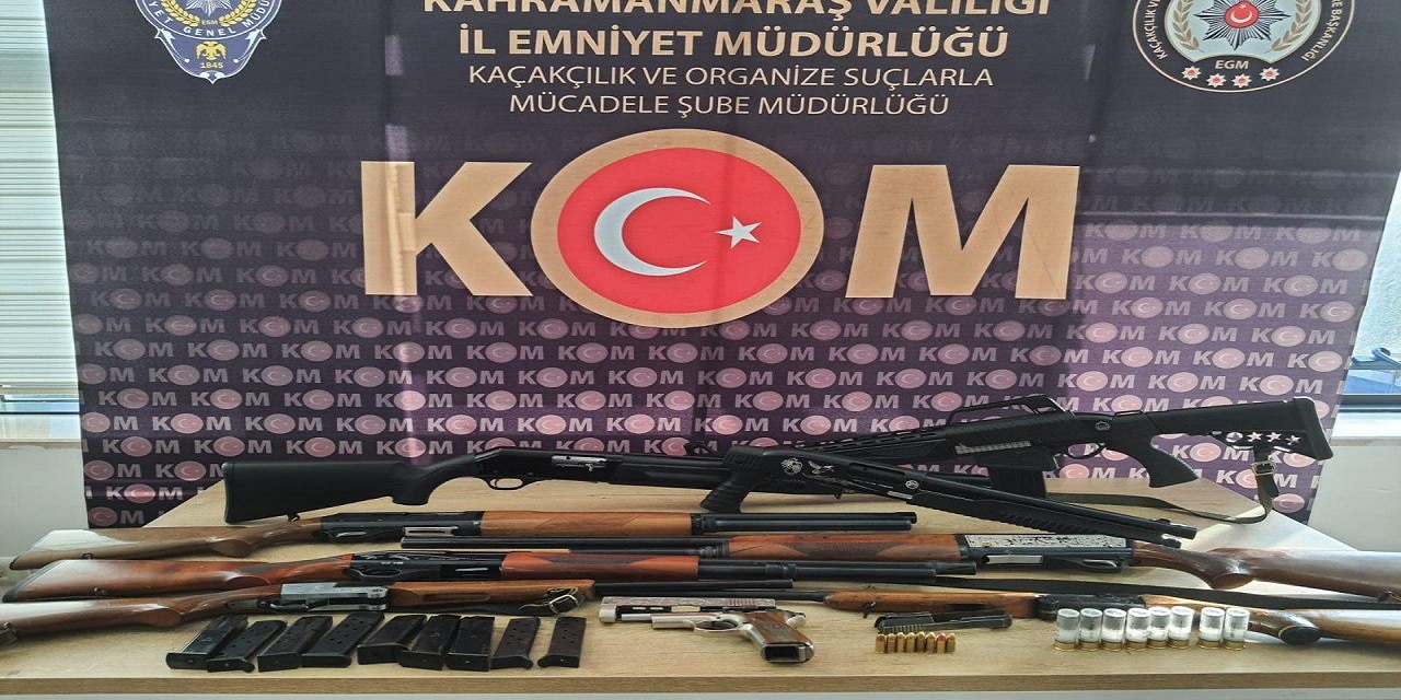 Kahramanmaraş’ta kaçak silah tamirhanelerine operasyon