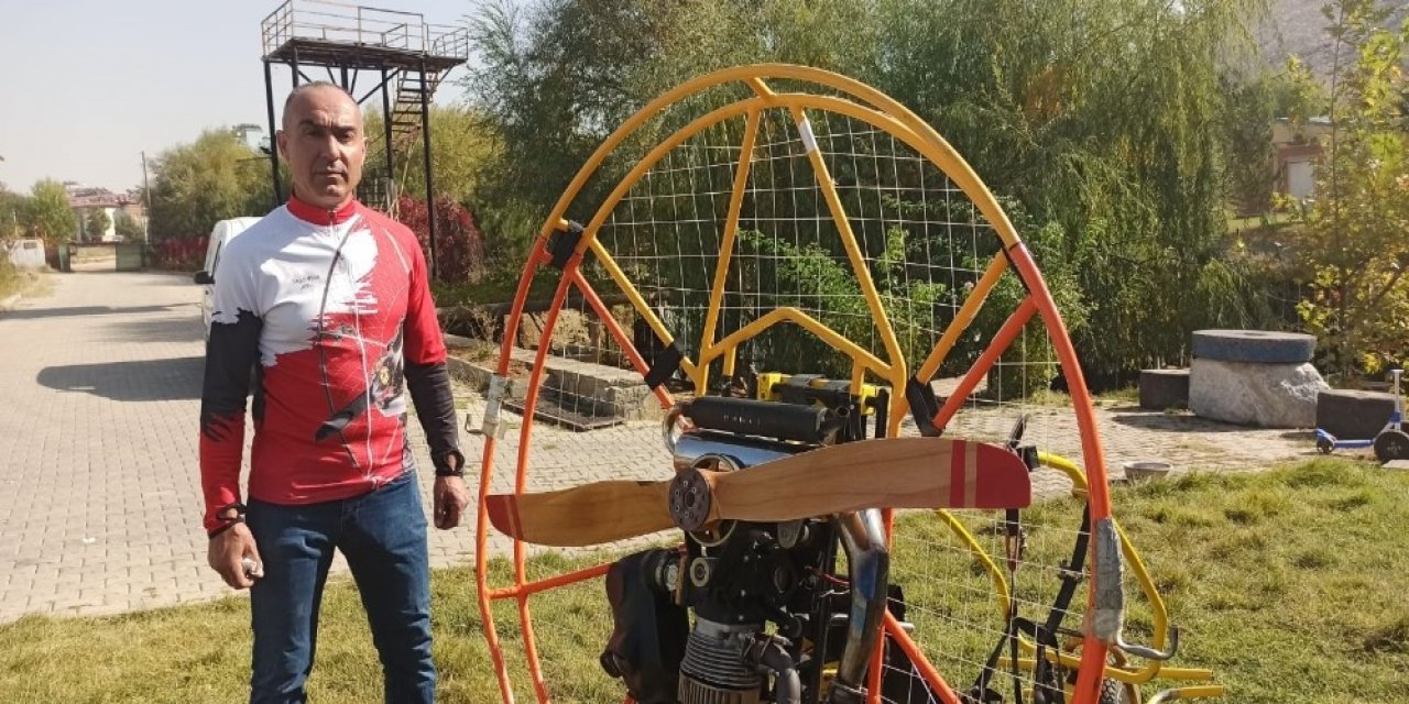 Kahramanmaraşlı paraşütçü: Paramotor ile uçmak ciddi eğitim ister