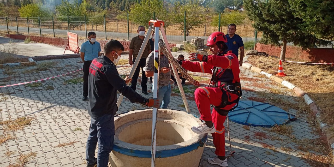 Kahramanmaraş’taki itfaiye eğitim merkezi model oluyor