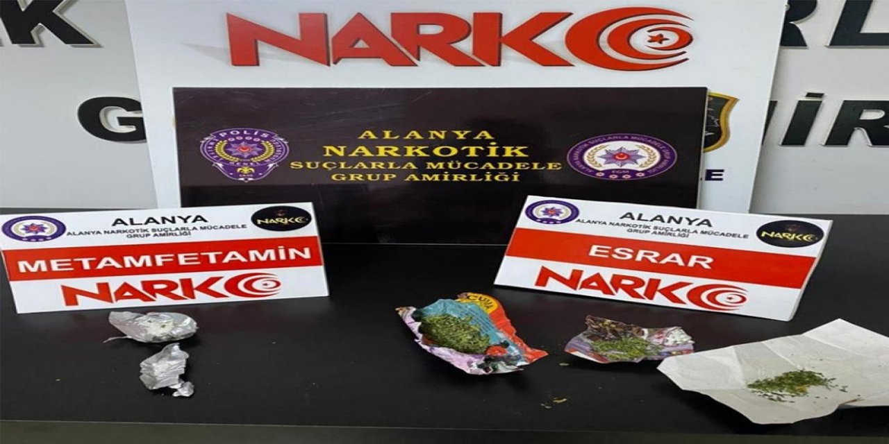 Alanya’da uyuşturucu operasyonu