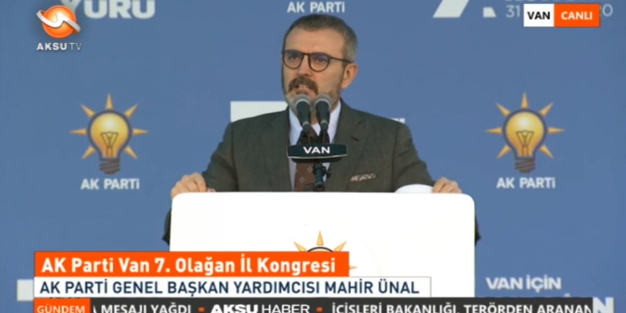 Mahir Ünal Van’da konuştu: Ülkemize güvenelim