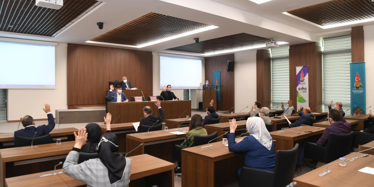 Onikişubat Belediyesi Kasım ayı olağan meclis toplantısı yapıldı