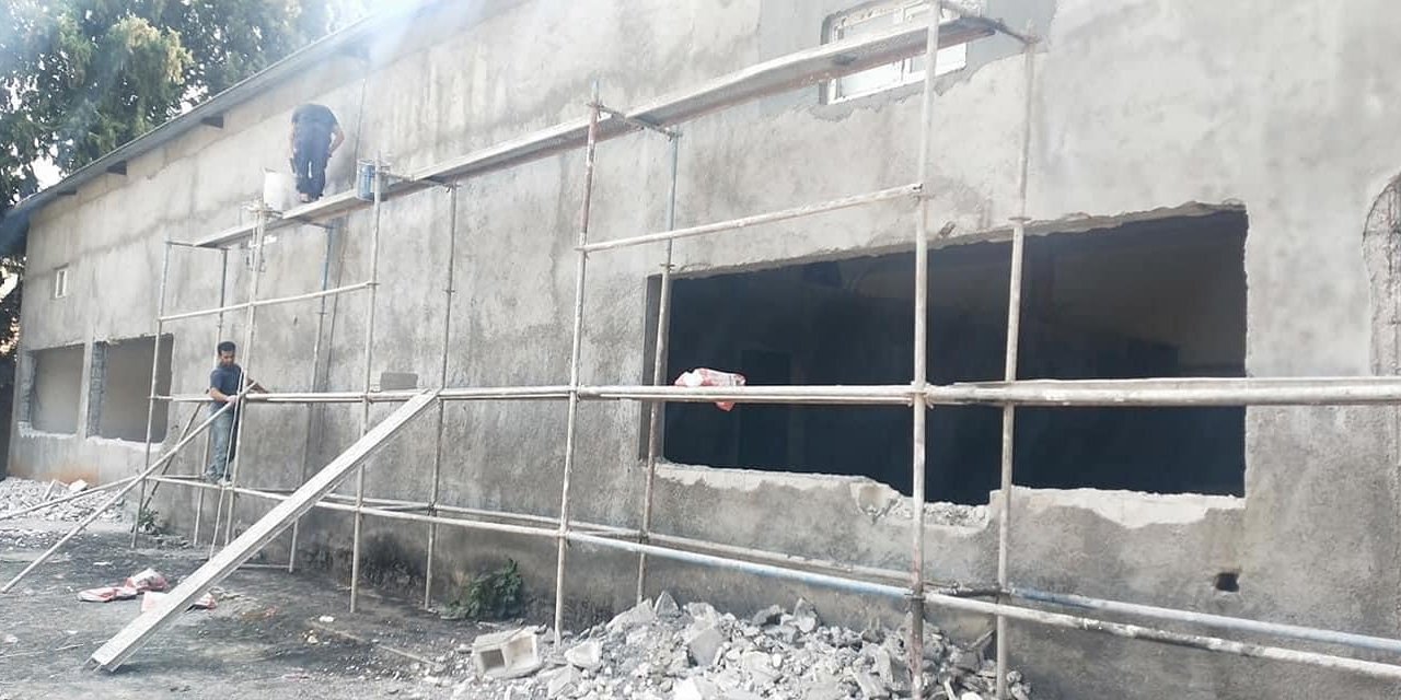 Türkoğlu’nda taziye evi inşaatları sürüyor