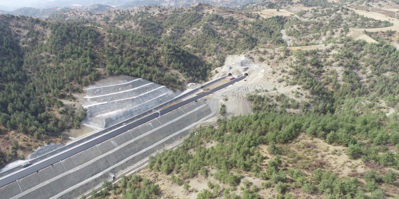 Kahramanmaraş’ın gözbebeği yol havadan görüntülendi