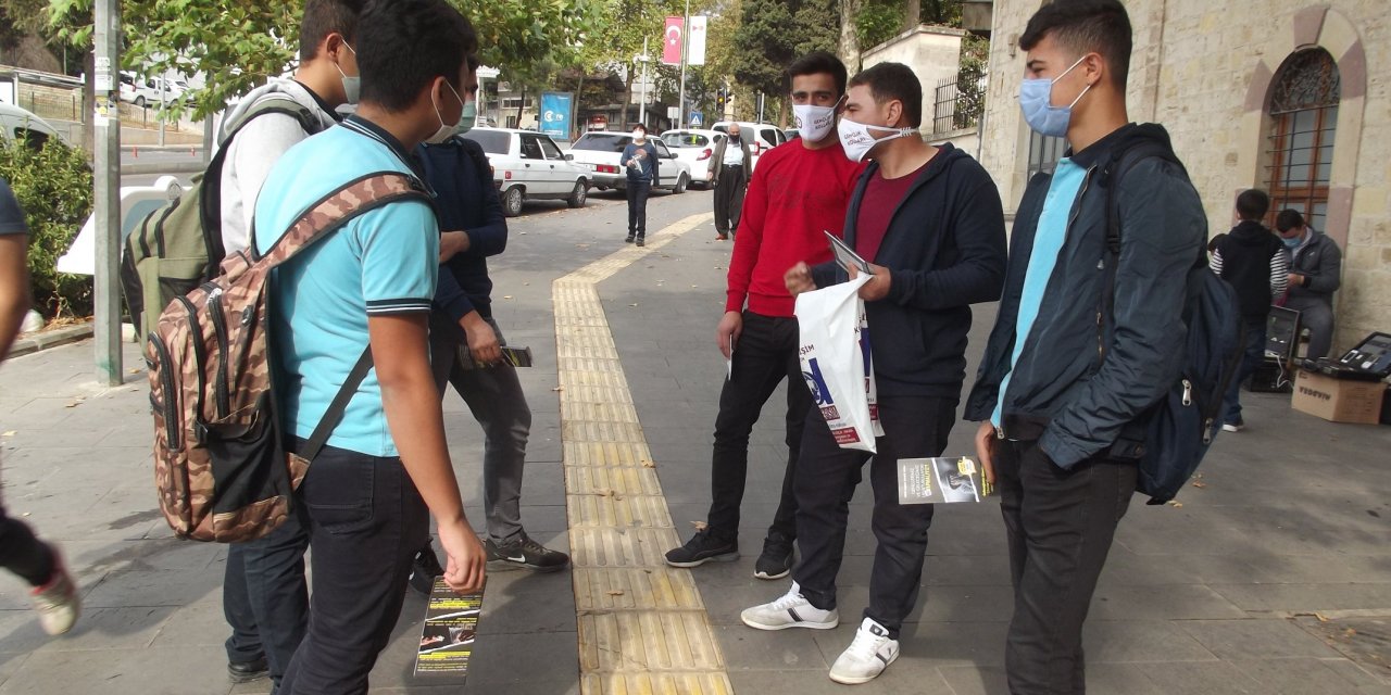 Kahramanmaraş’taki gençler uyuşturucunun zararını anlattı