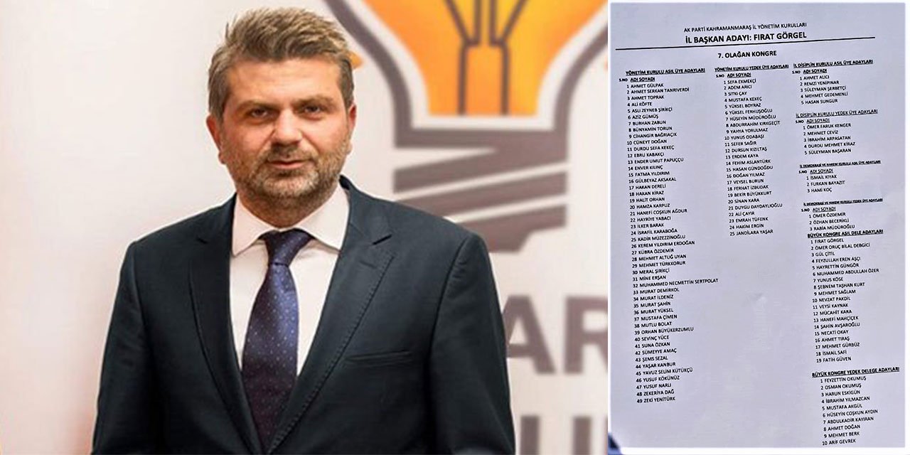 AK Parti il yönetimi belli oldu! İşte o liste