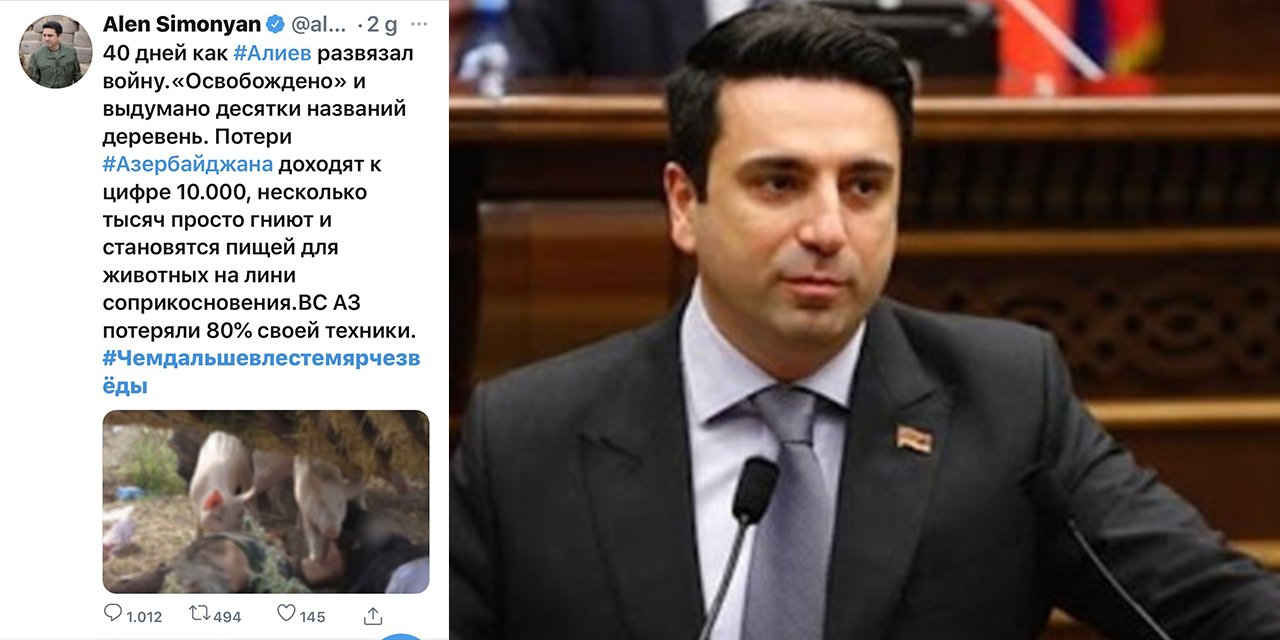 Ermeni siyasetçiden ahlaksız paylaşım