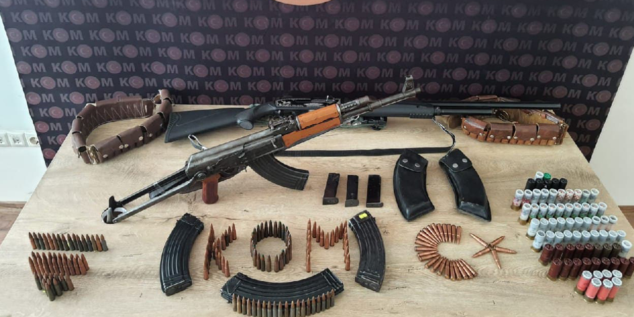 Kahramanmaraş'ta cephaneliğe çevrilen eve polis baskını