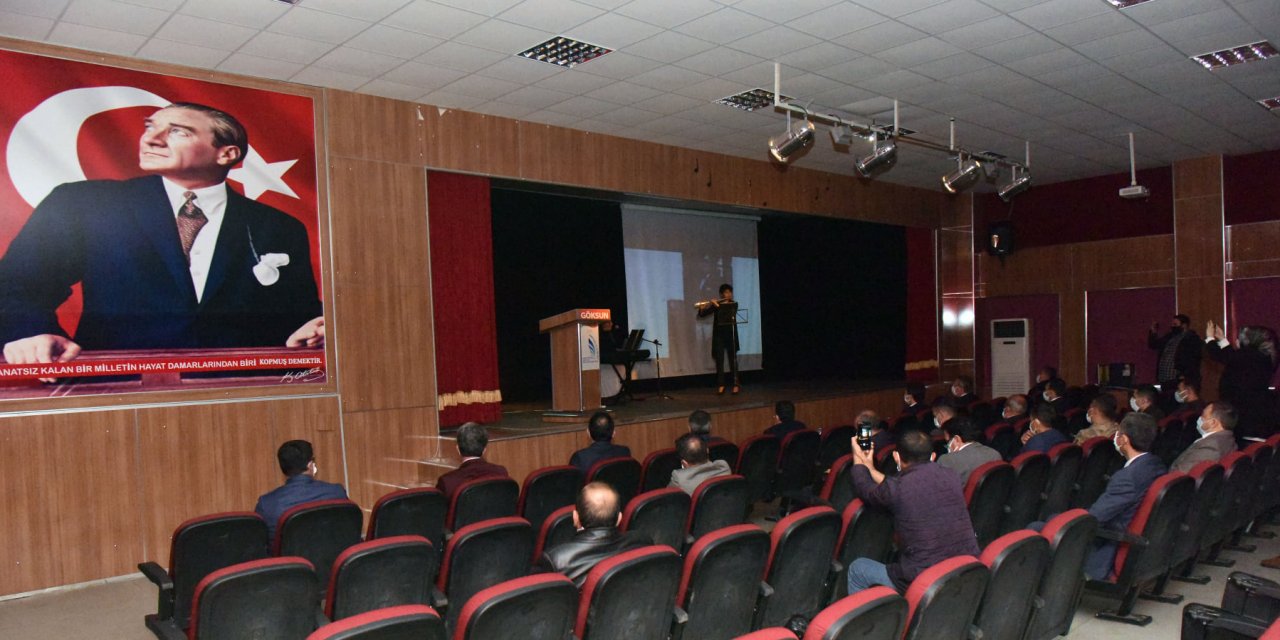 Göksun’da 10 Kasım programı düzenlendi