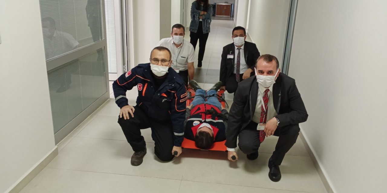 Kahramanmaraş AFAD ekibinden THY personellerine afet eğitimi verdi